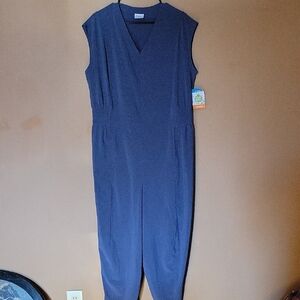 Columbia Sleeveless Navy Jumpsuit